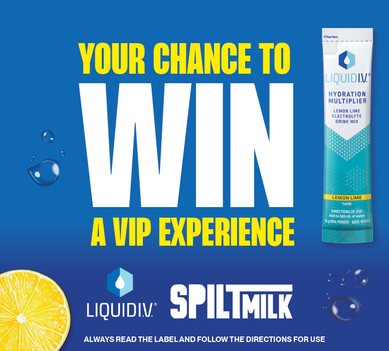 Your chance to win a VIP experience | Liquid I.V Spilt Milk