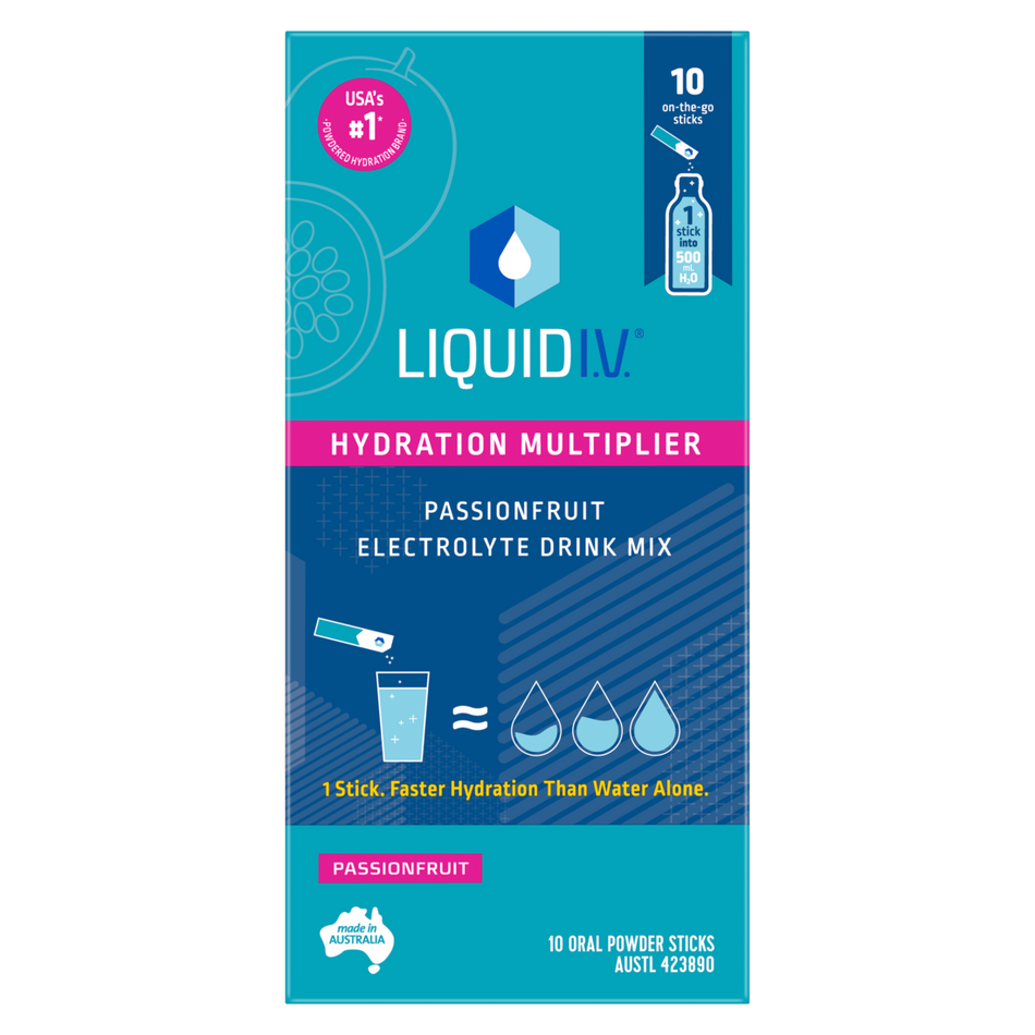 Liquid I.V.® Hydration Multiplier Passionfruit Electrolyte Drink Mix 10PK