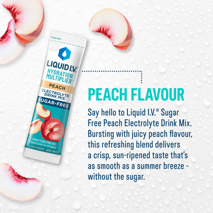Sugar-Free Peach Hydration (24 Pack) Liquid I.V. AU Sugar-Free Peach Hydration (24 Pack) Liquid I.V. AU